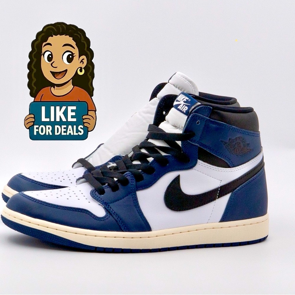 JORDAN 1 Retro High OG “Midnight Navy” SZ 6M **NEW WITH OG BOX**